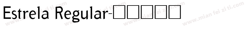Estrela Regular字体转换